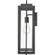 Gallatin 1 Light 19.2 inch Textured Black Outdoor Wall Sconce